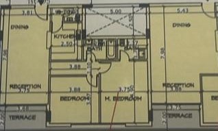 Floor plan for apartment at Bloomfields