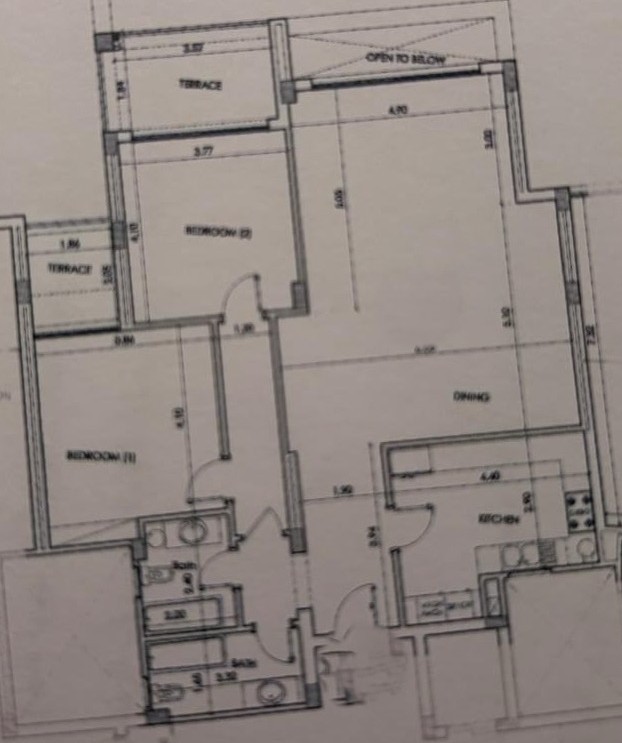 Floor plan for apartment at Village Garden Katameya
