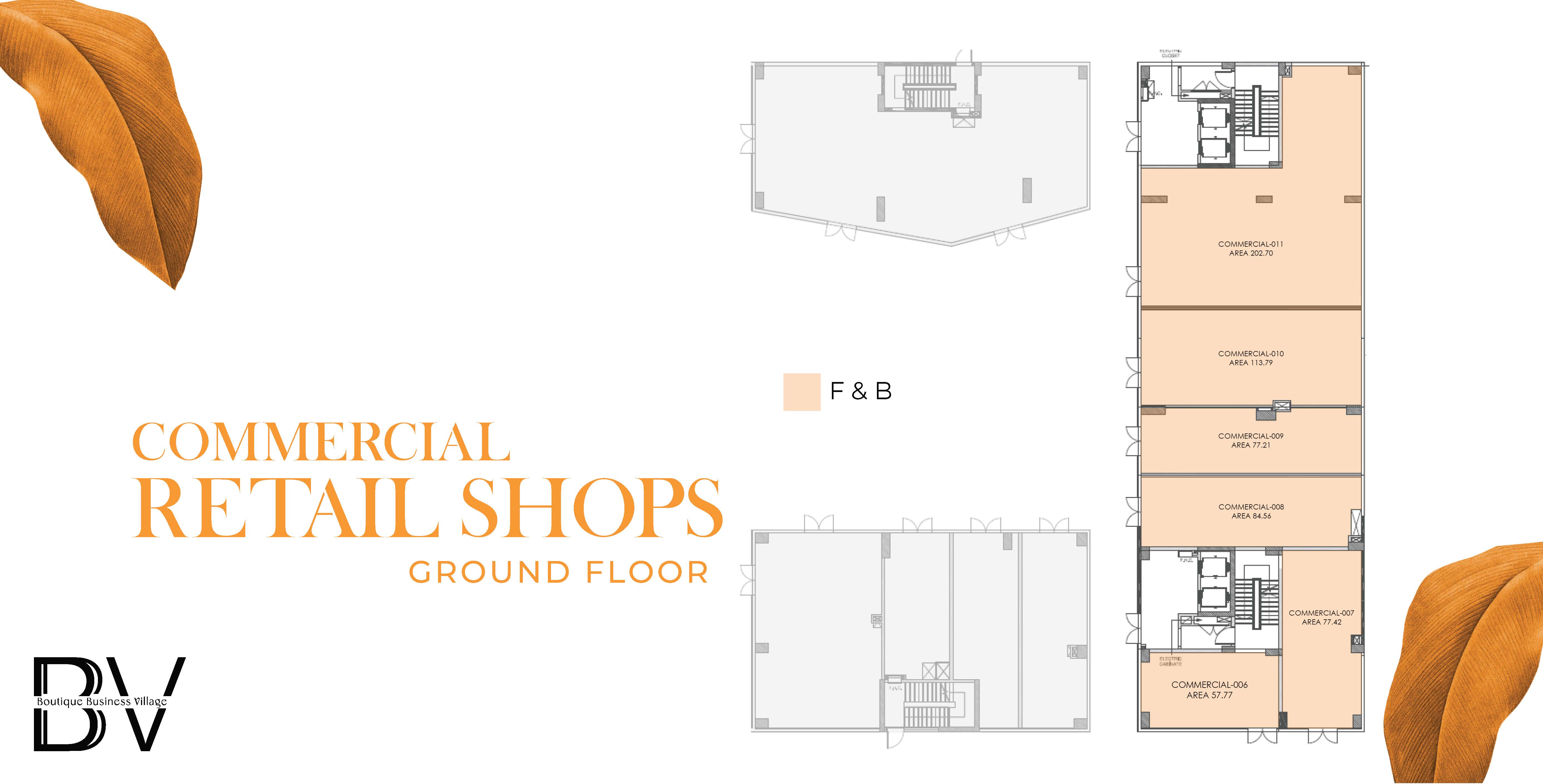 Floor plan for  at Boutiques Business Village