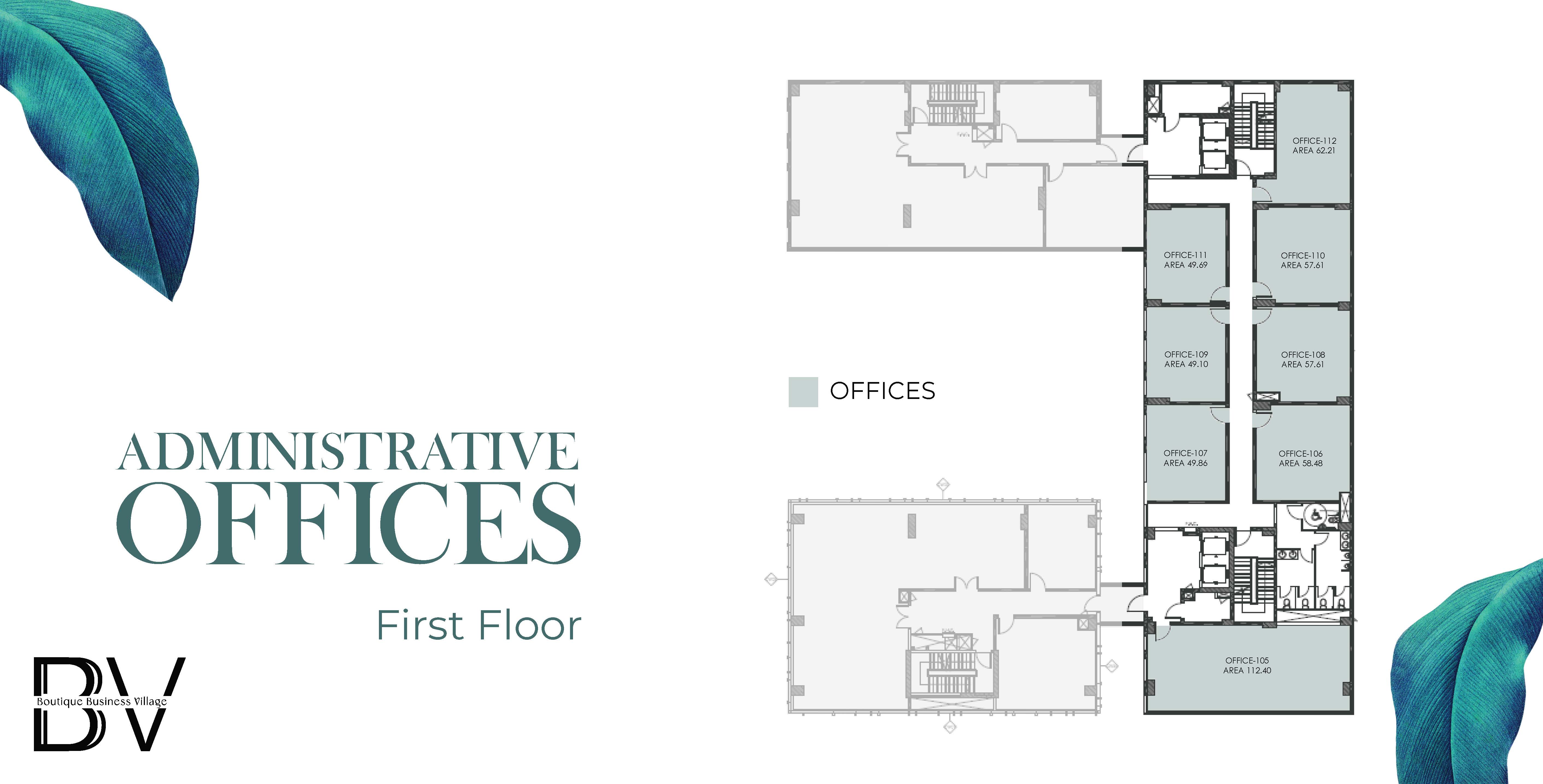 Floor plan for  at Boutiques Business Village