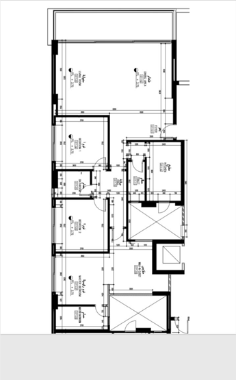 Floor plan for apartment at Lake View Residence