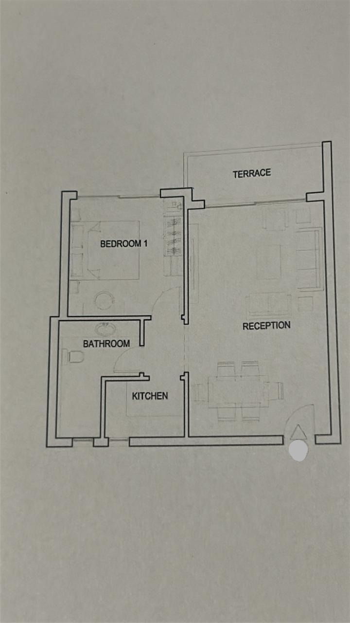 Floor plan for apartment at Sarai