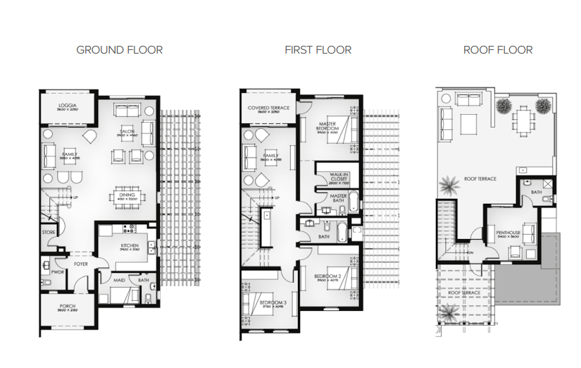 Floor plan for  at Mivida