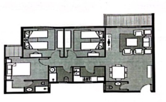 Floor plan for apartment at Dejoya Residence