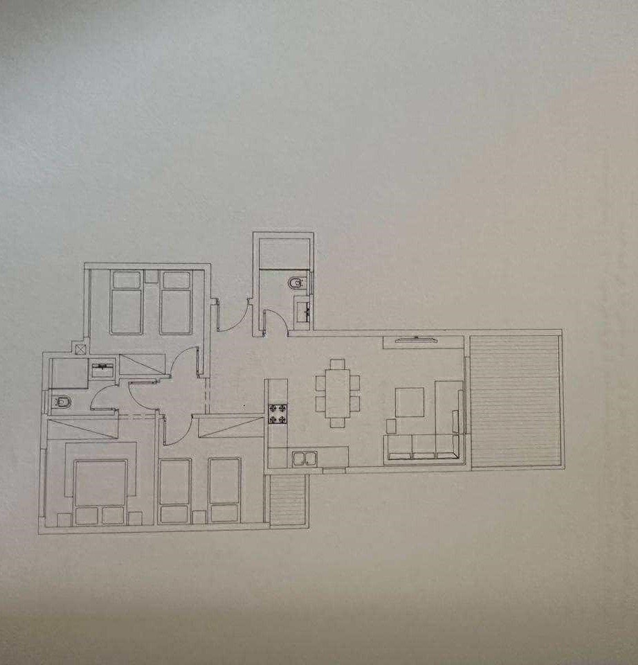 Floor plan for chalet at Cali Coast Ras El Hekma