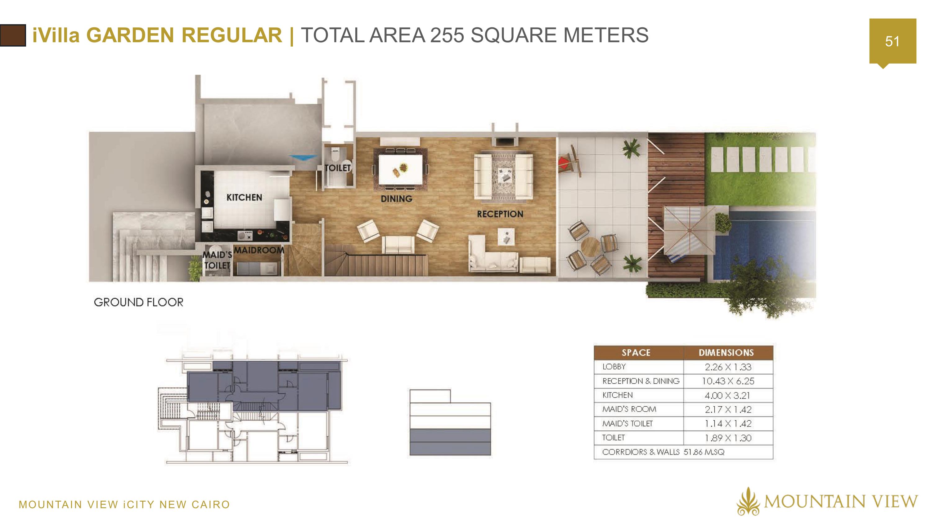 Floor plan for duplex at Mountain View ICity New Cairo