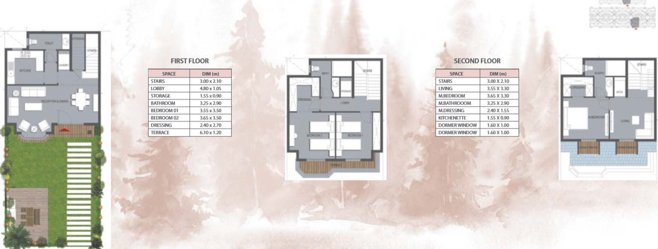 Floor plan for townhouse at Mountain View iCity October