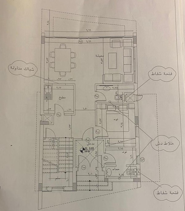 Floor plan for villa at Stella Di Mary Ein Sokhna