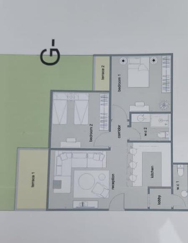 Floor plan for apartment at Ri8