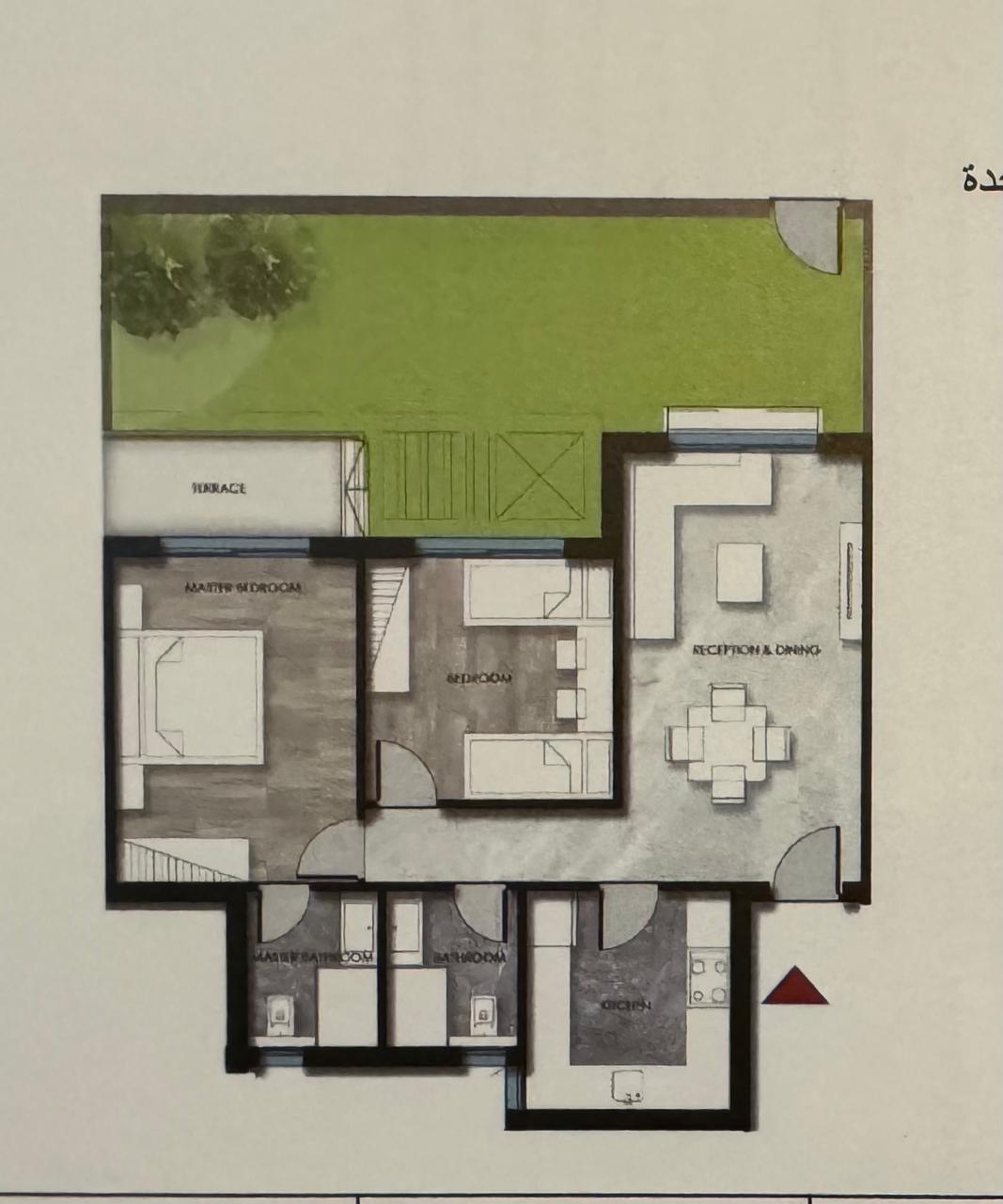 Floor plan for apartment at Kayan