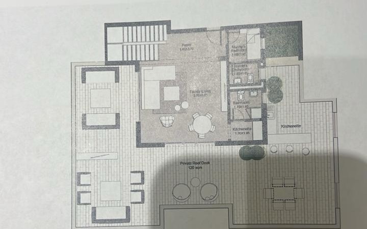 Floor plan for penthouse at Eastown Residence