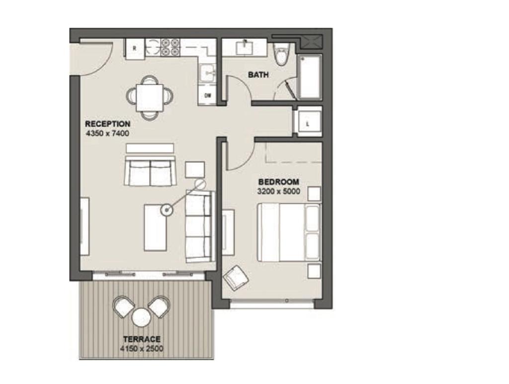 Floor plan for apartment at Marassi