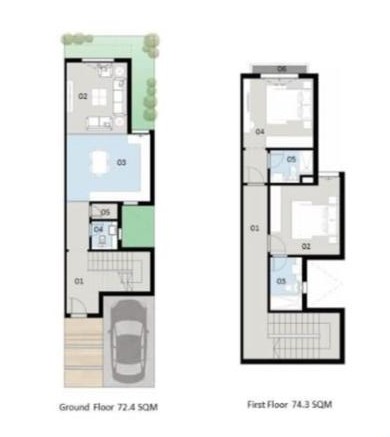 Floor plan for  at Red
