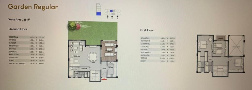Floor plan for duplex at Mountain View ICity New Cairo