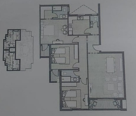 Floor plan for apartment at De Joya 1