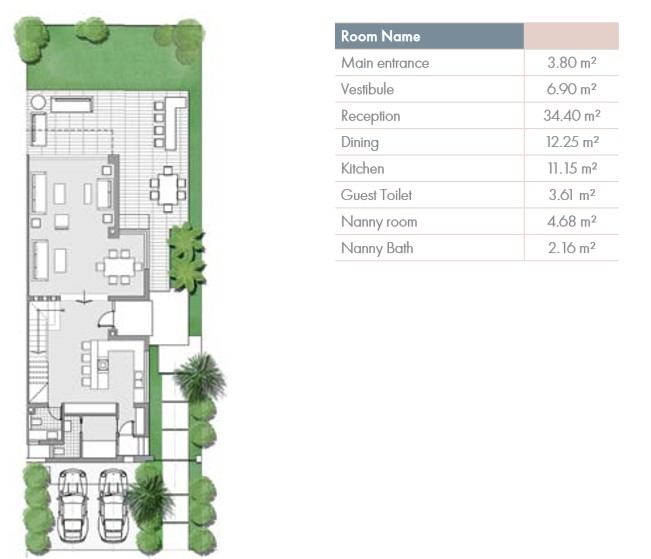 Floor plan for  at Badya