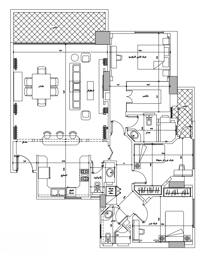 Floor plan for apartment at The Square