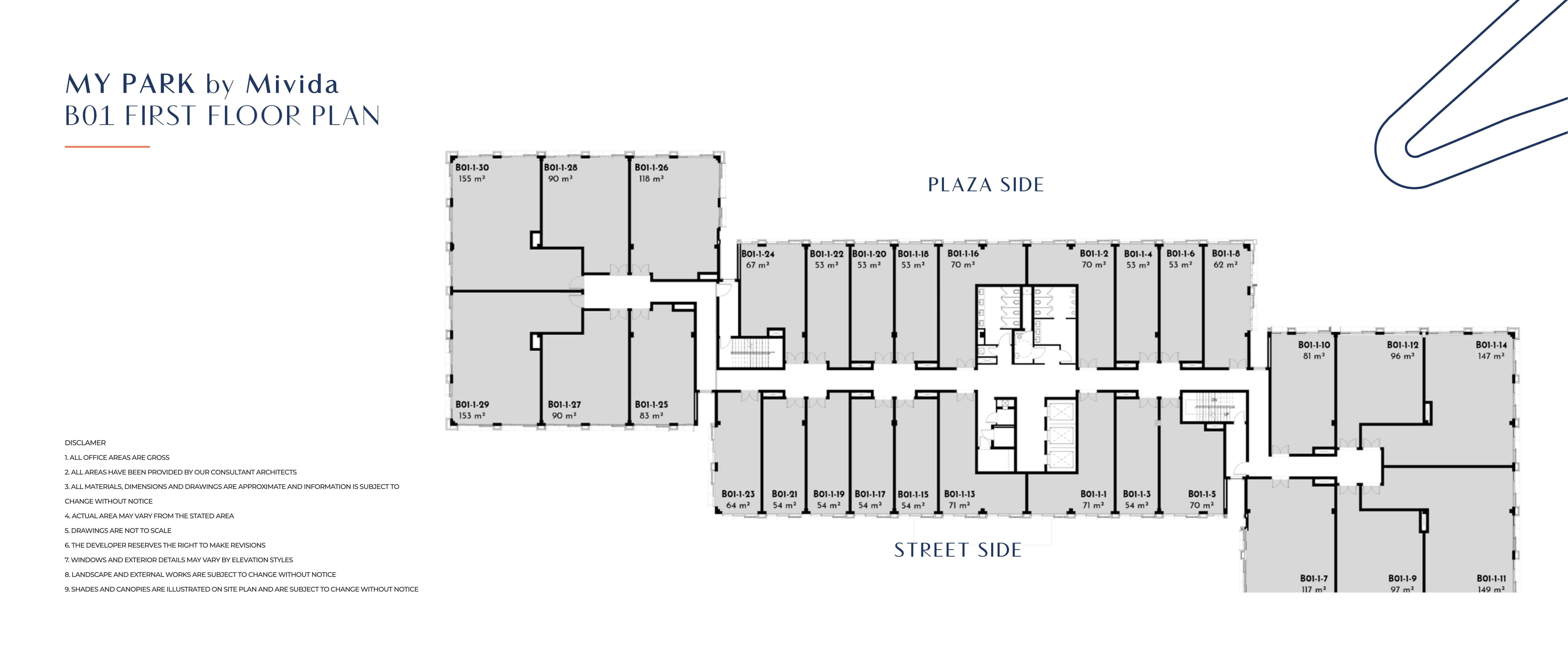 Floor plan for  at Mivida