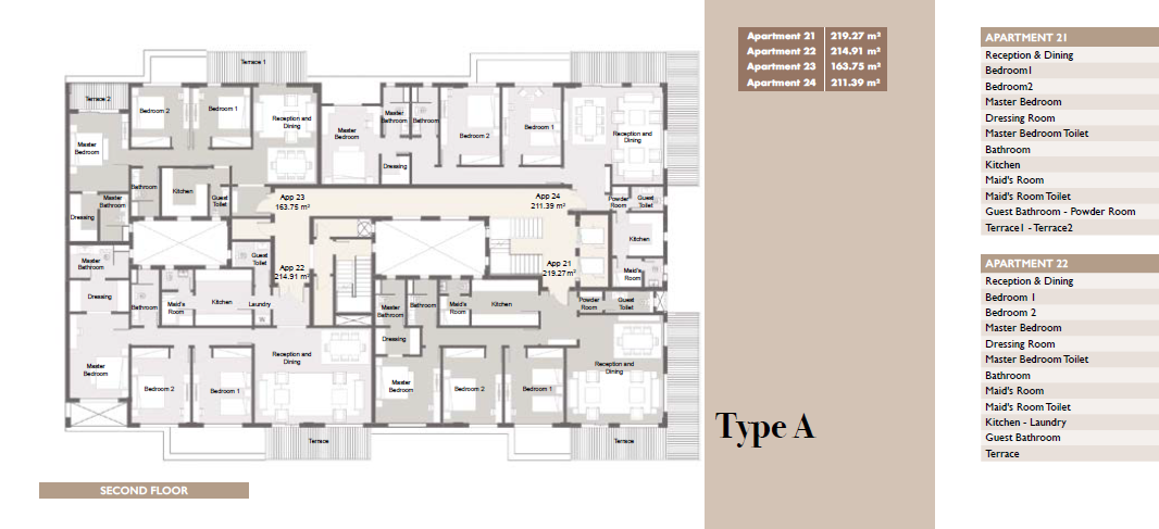 Floor plan for apartment at Palm Hills Alexandria