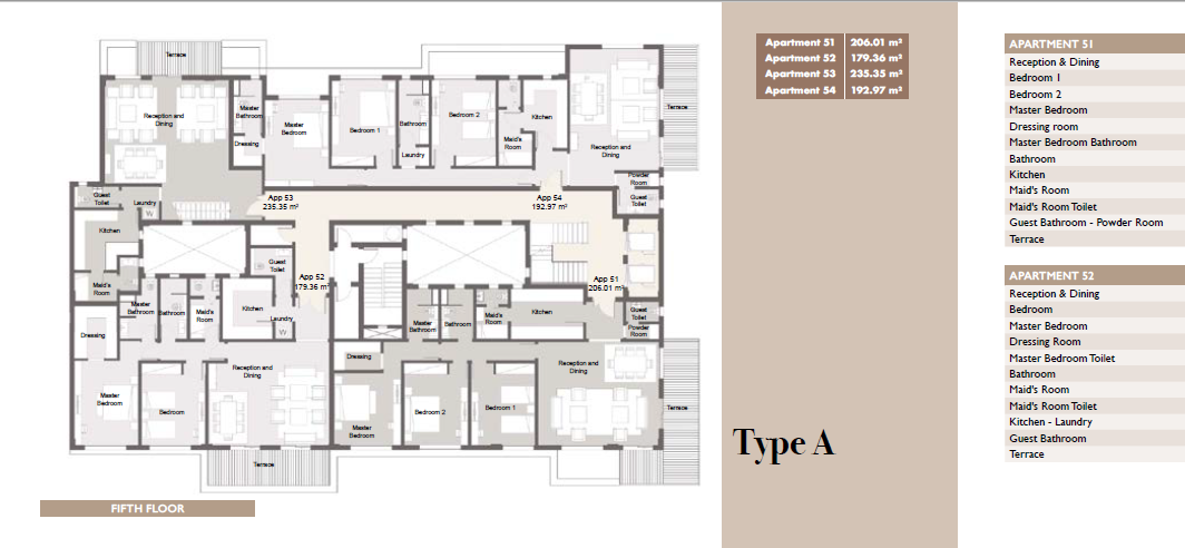 Floor plan for duplex at Palm Hills Alexandria