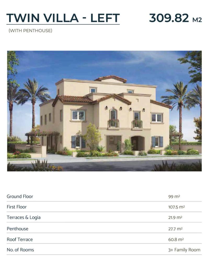 Floor plan for  at Uptown Cairo