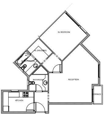 Floor plan for apartment at Mountain View ICity New Cairo