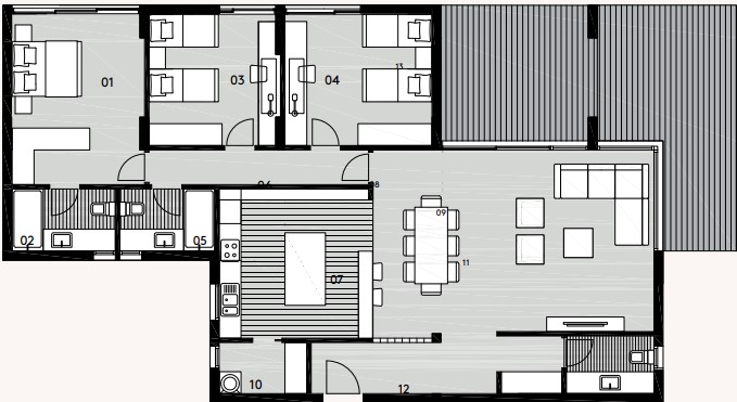 Floor plan for apartment at Al Burouj