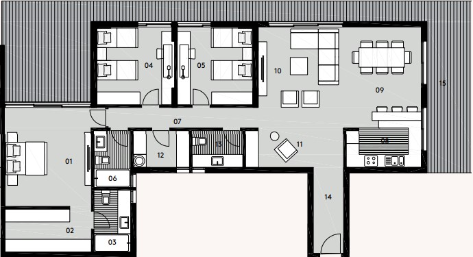 Floor plan for apartment at Al Burouj