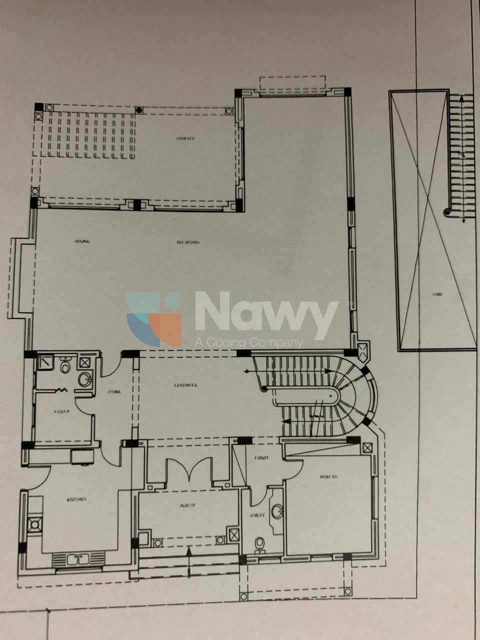 Floor plan for villa at Palm Hills Katameya (PK1)