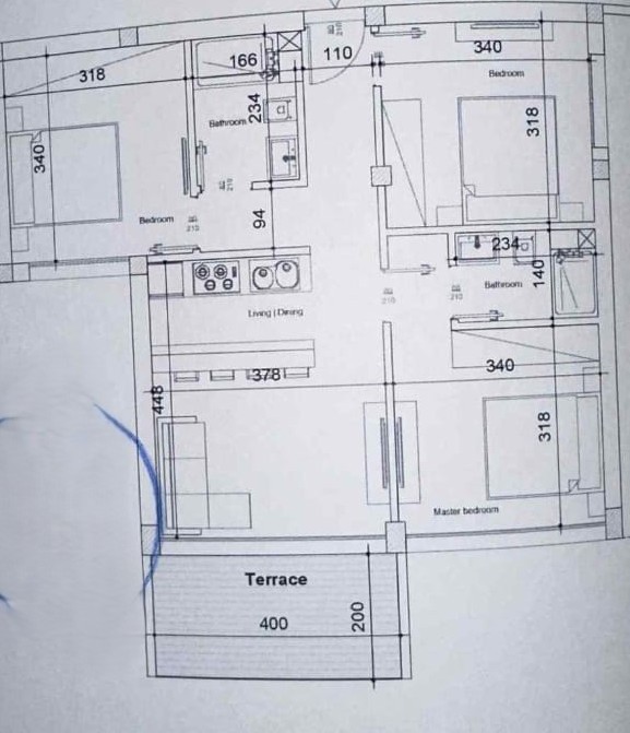 Floor plan for chalet at Il Monte Galala