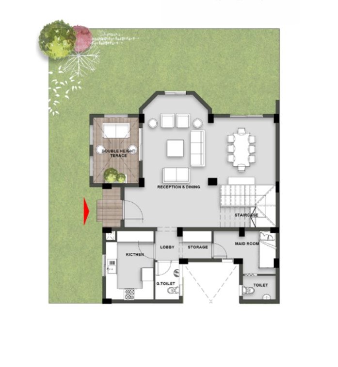 Floor plan for duplex at Mountain View ICity New Cairo