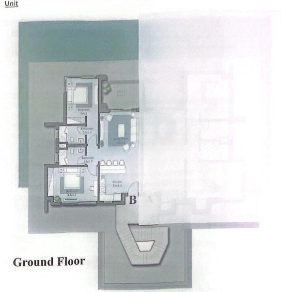 Floor plan for apartment at Mesca Somabay