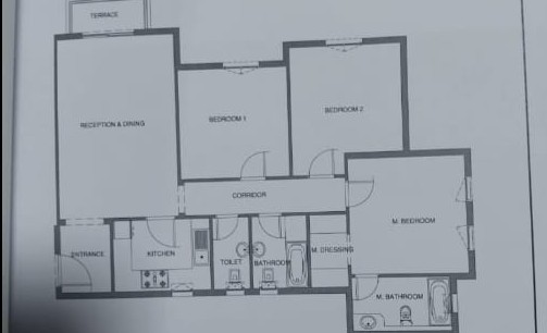 Floor plan for apartment at Aliva Mountain View Mostakbal City