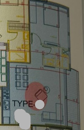 Floor plan for apartment at Bloomfields