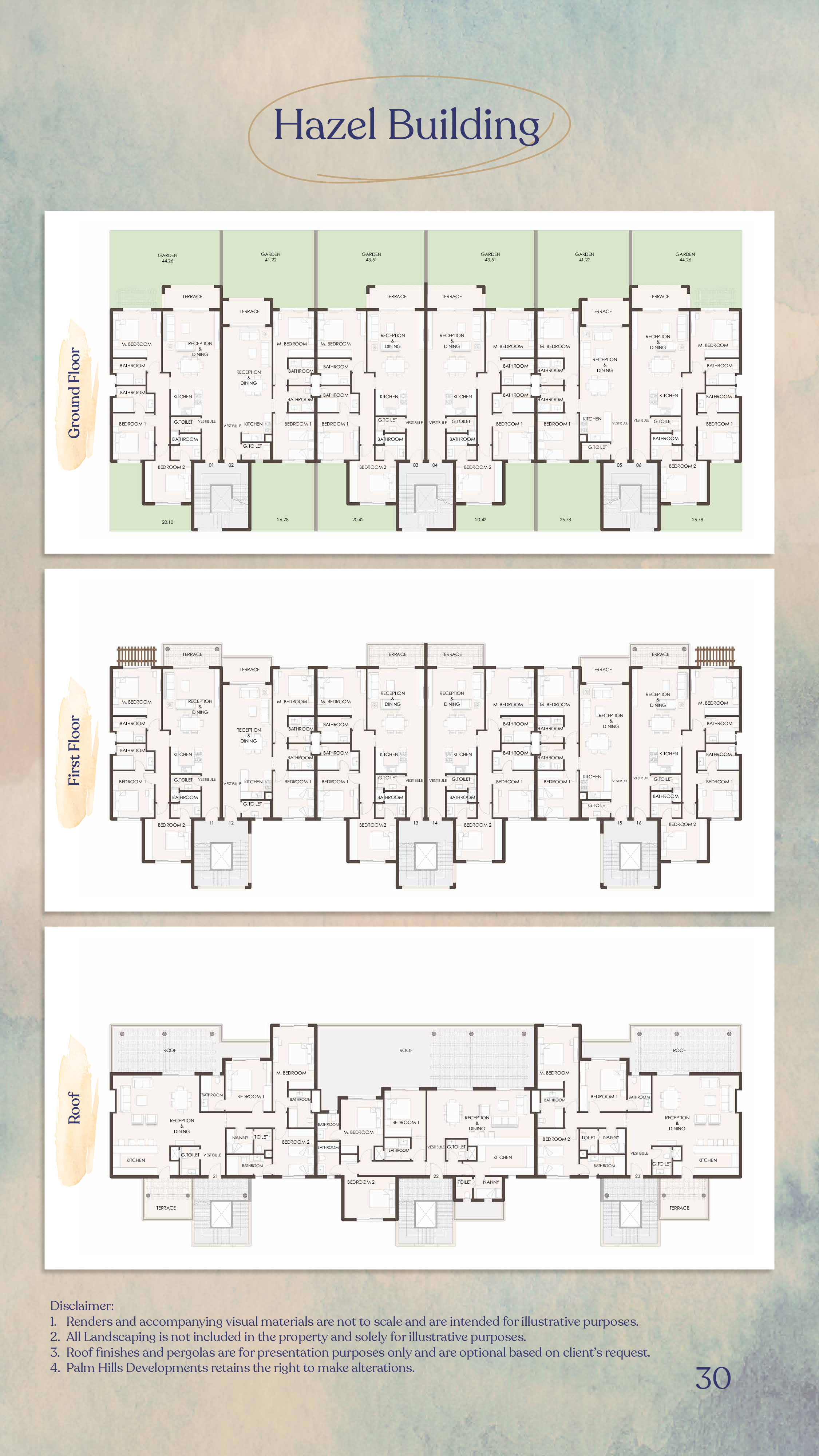 Floor plan for chalet at Hacienda West