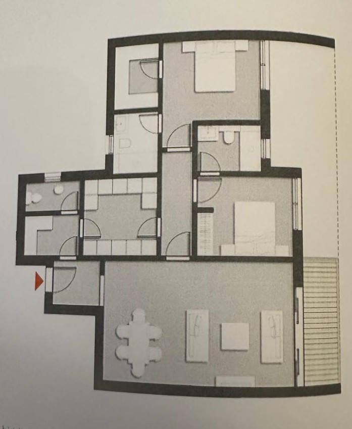 Floor plan for apartment at ZED