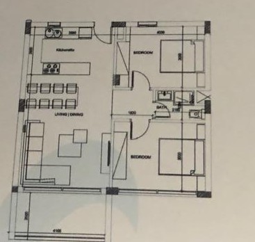 Floor plan for chalet at Il Monte Galala
