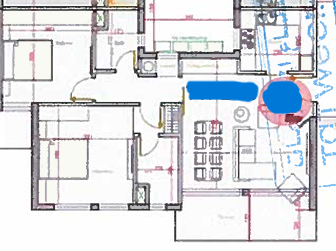 Floor plan for apartment at Bloomfields