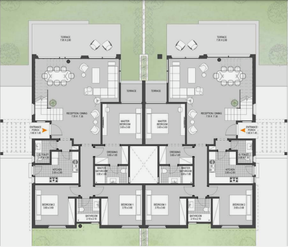 Floor plan for  at O West Orascom