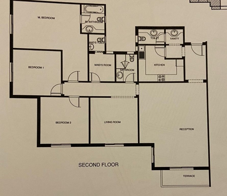 Floor plan for apartment at Mountain View ICity New Cairo