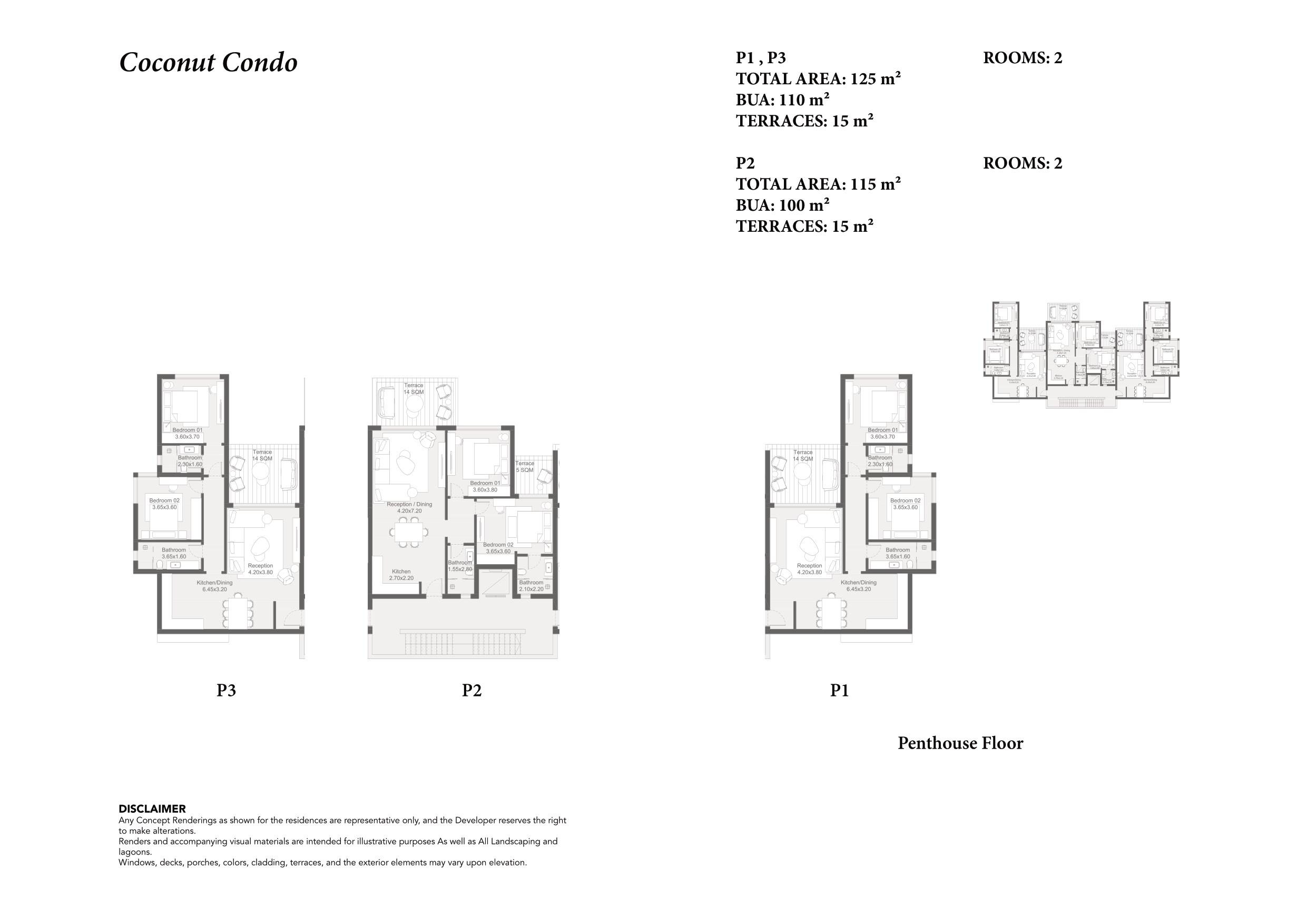 Floor plan for chalet at Zoya Ghazala Bay