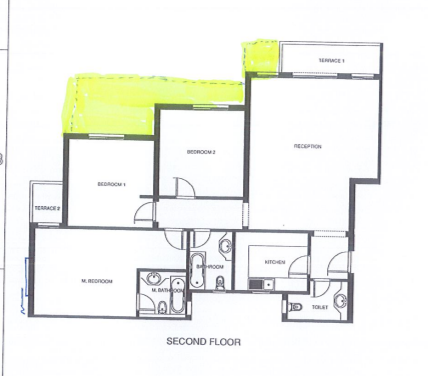 Floor plan for apartment at Mountain View ICity New Cairo