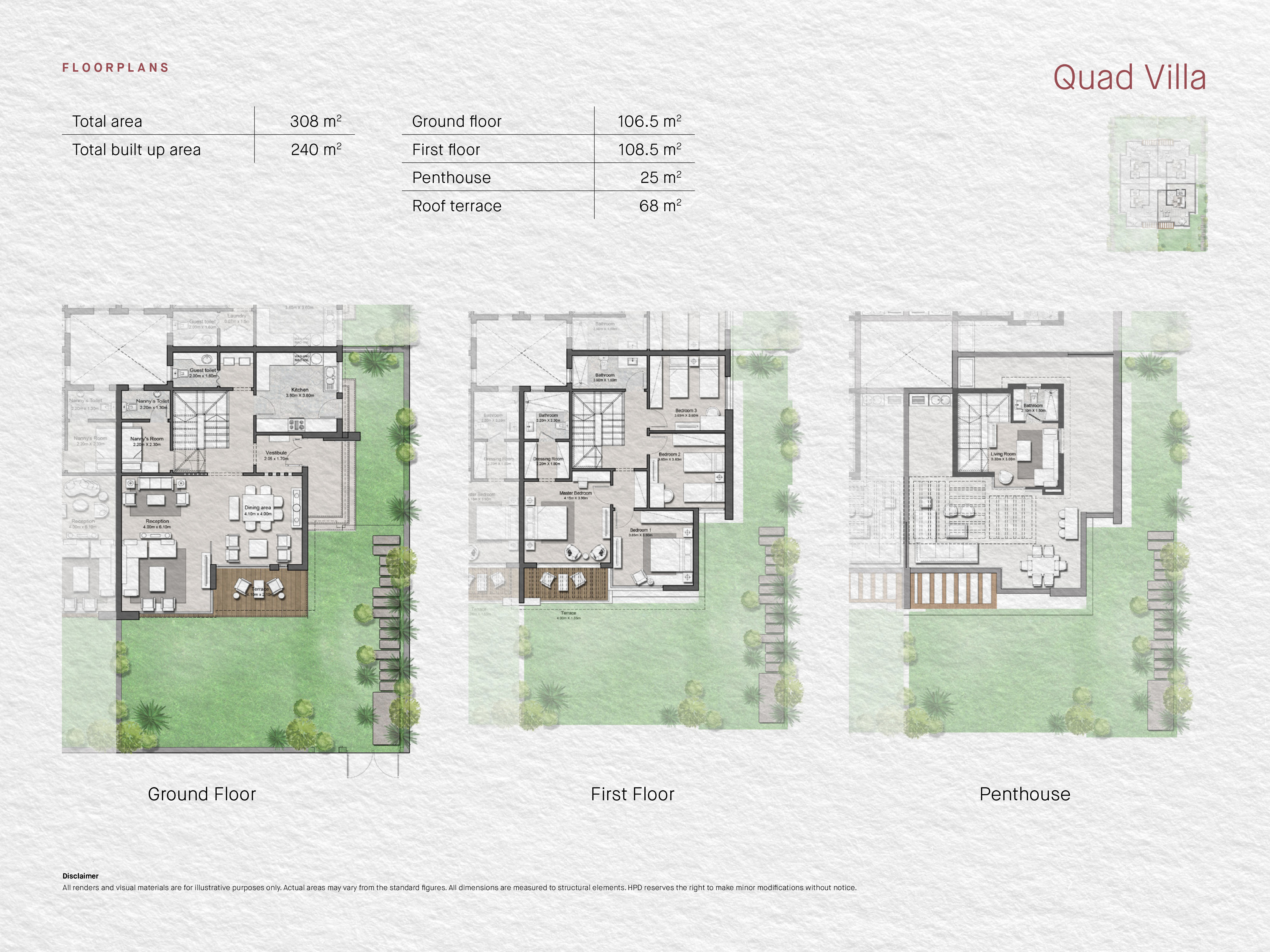 Floor plan for townhouse at Tawny