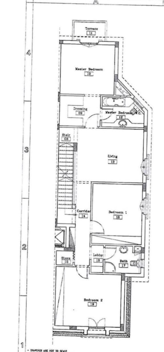 Floor plan for duplex at Mountain View October Park