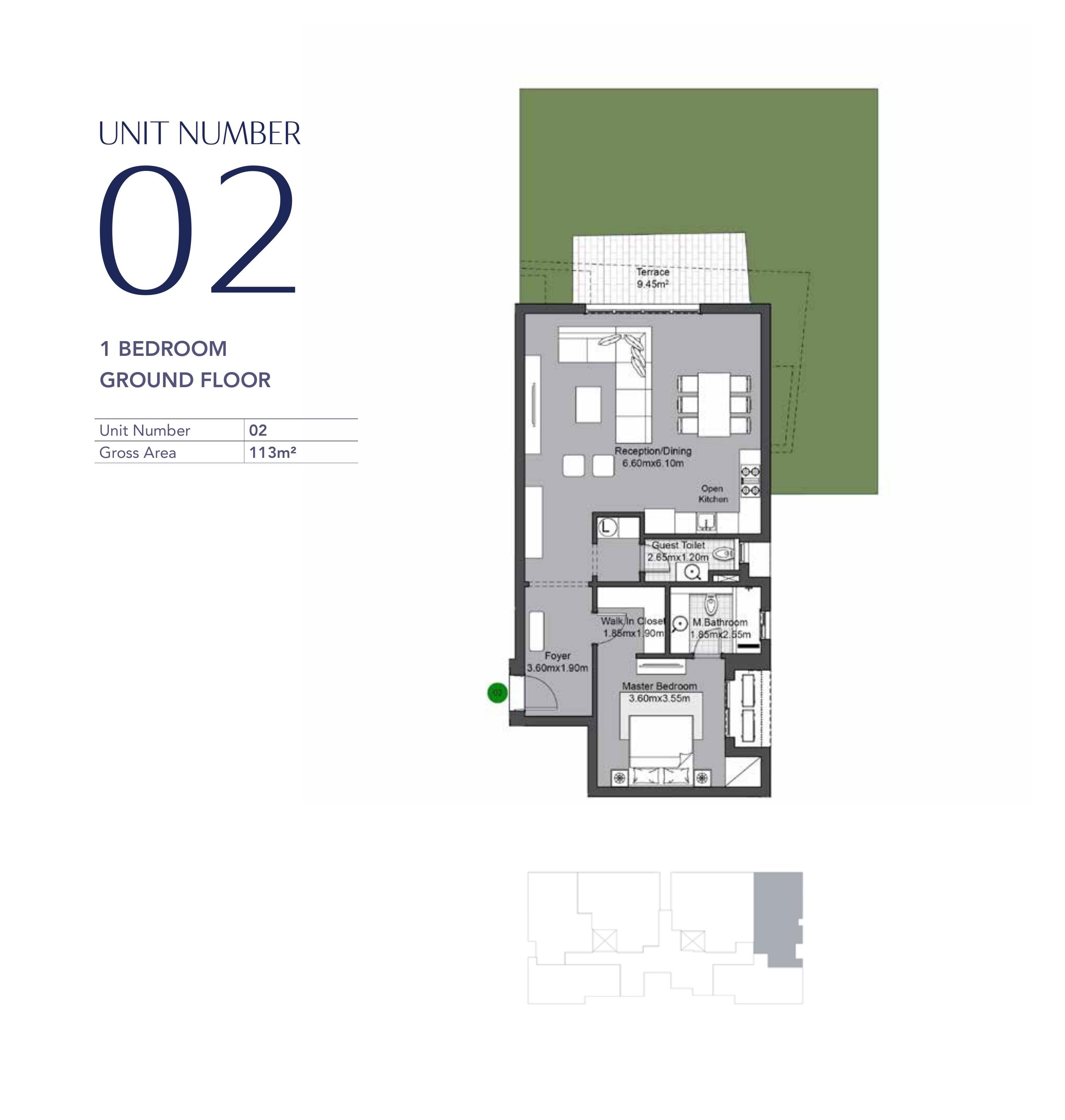 Floor plan for apartment at V Residences By Villette