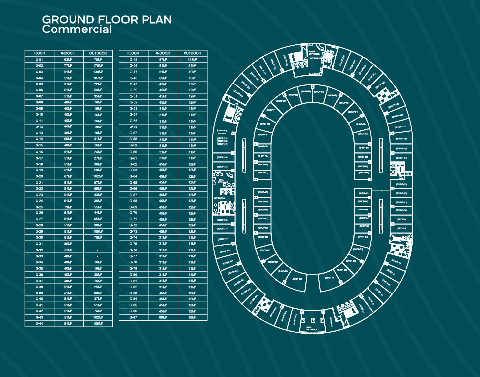 Floor plan for  at East Tower