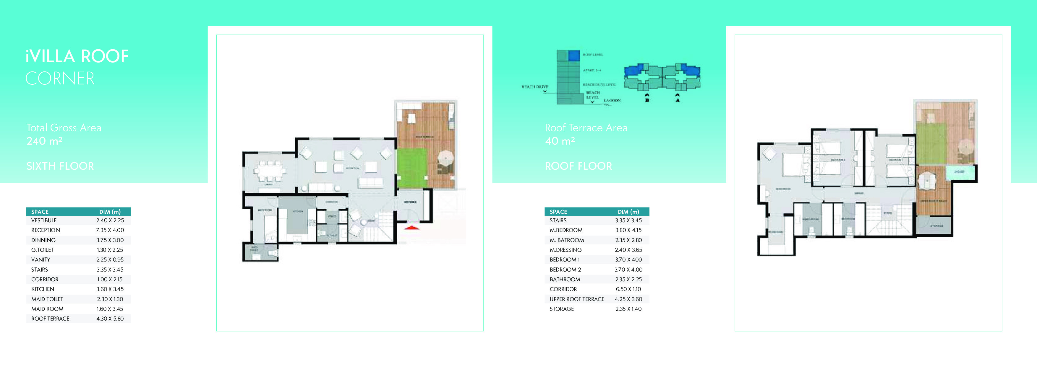 Floor plan for duplex at Mountain View ICity New Cairo