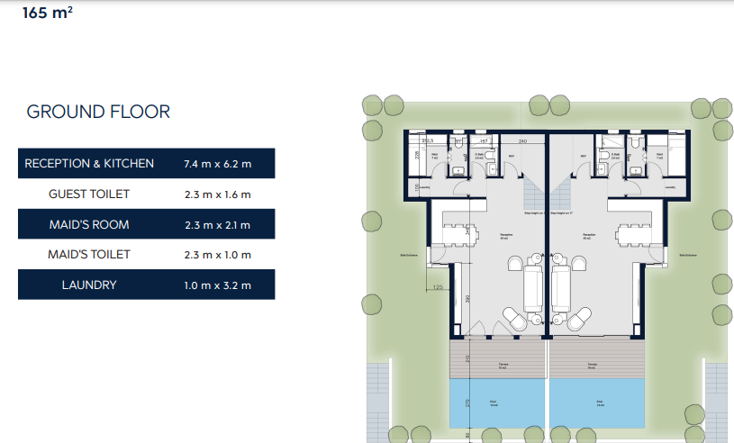 Floor plan for  at Il Monte Galala