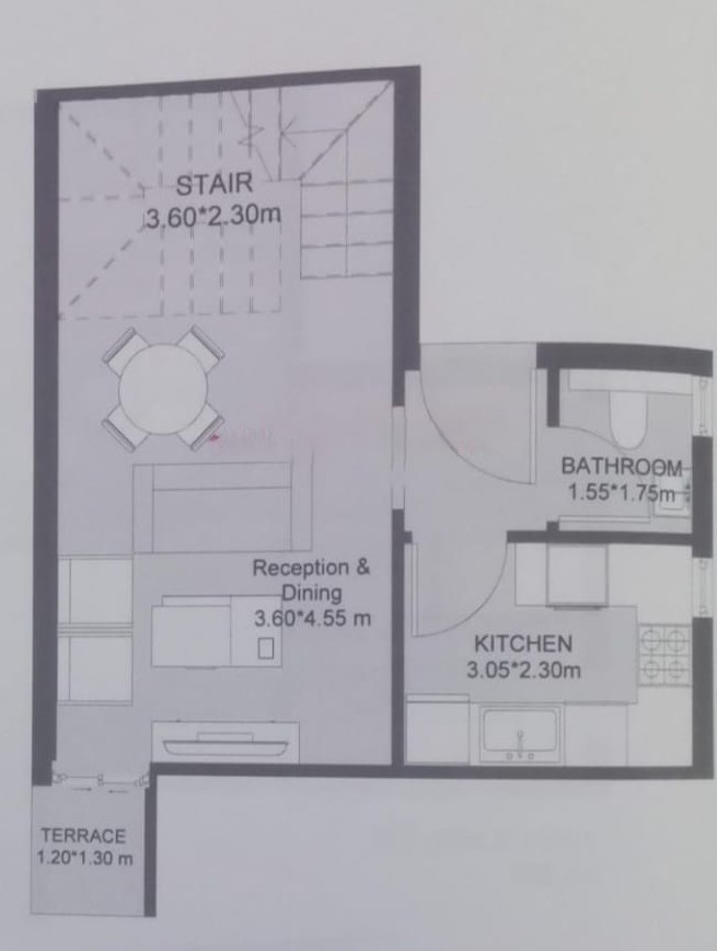 Floor plan for duplex at Lumia Lagoons