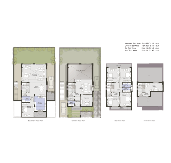 Floor plan for villa at El Patio Casa
